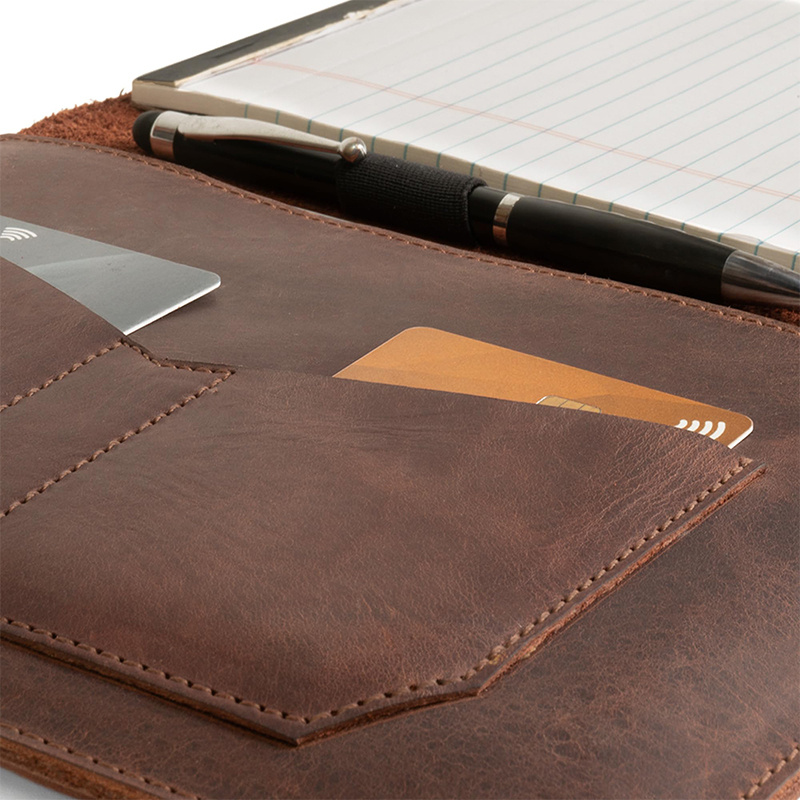 Handcrafted Genuine Top-grain Cowhide Genuine Leather Diary Cover (coffee Brown) with Refillable Notebook Insert, Pocket, Card Slot, and Pen Holder Design, Full-grain Notebook Protective Case