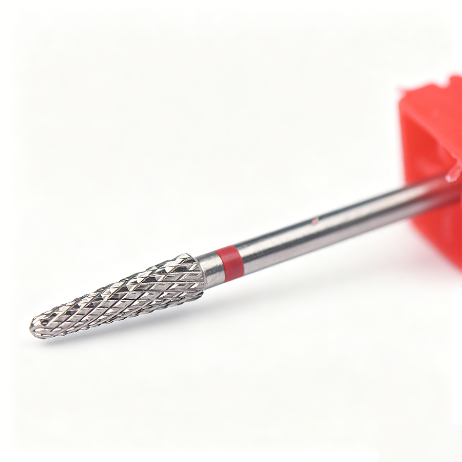 TEMU 3/32 Inch Tapered Nail Drill Bit, Safety Stainless Steel, Suitable For Trimming Nails, Removing Cuticles, And Nail Polish Removal, Bidirectional