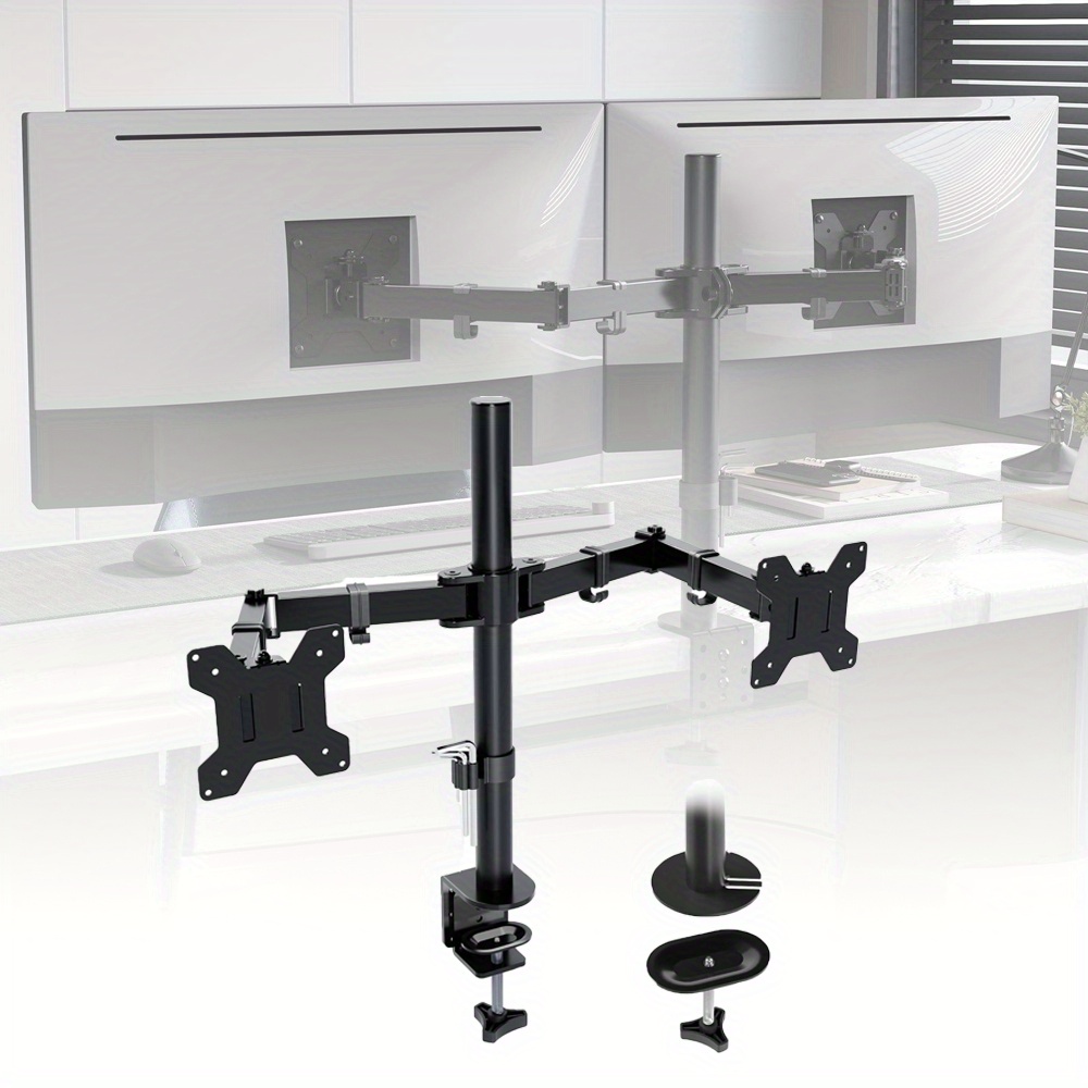 1 nosilcev za monitorje, primernih za monitorje s standardom VESA od 13 do 30 palcev, s podporo za razmik montažnih lukenj mm/100x100 mm, z