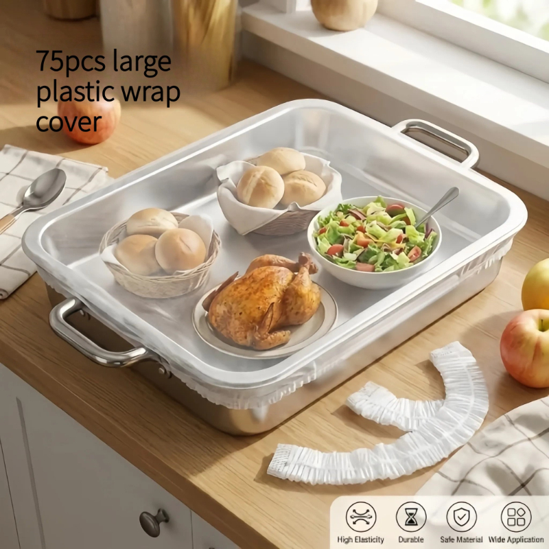 TEMU Grand ensemble de couvercles alimentaires, 75 pièces. Sûr et , convient pour les restes à et les repas quotidiens. Facile à mettre et à