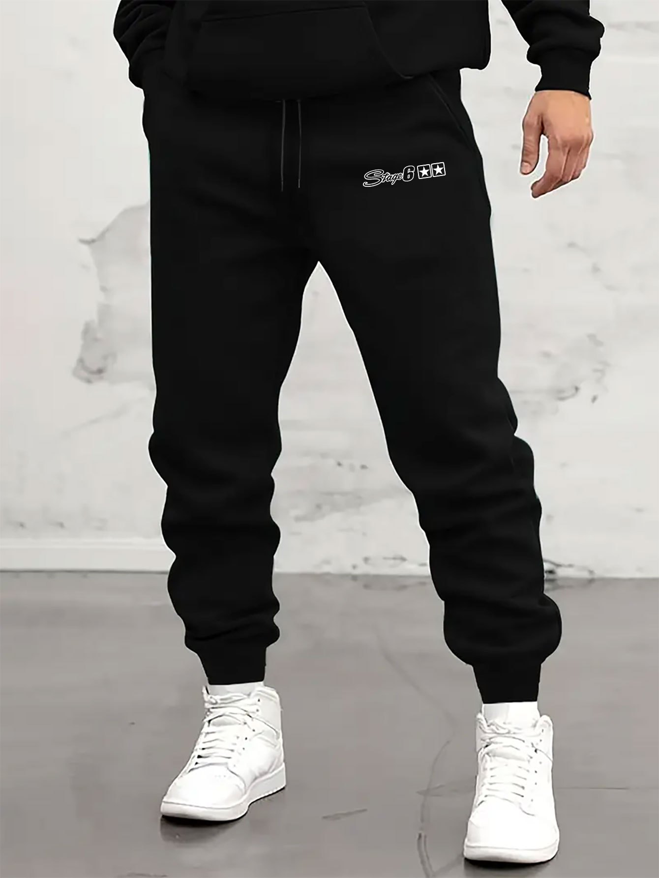 Pantalon De Jogging Homme Baggy - Coupe Large, Bandes Latérales, Taille élastique, Pour Sport Et Décontracté