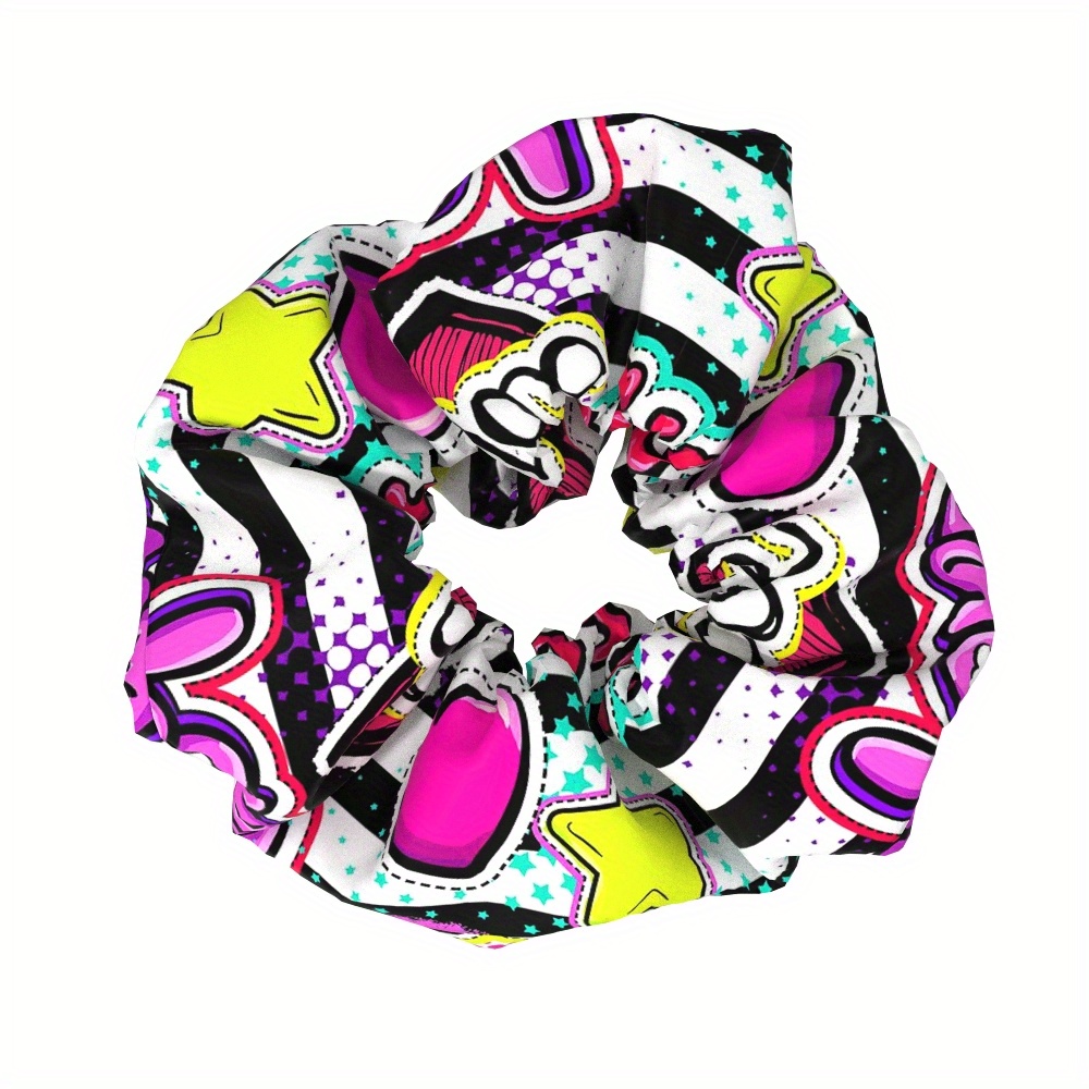 1pc Women's Fabric Scrunchie, Thick Hair Tie, Hair Accessory, Gift For Parties, Holidays