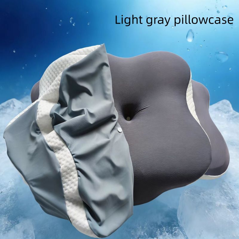 TEMU Neck Pillow Cover, Shaped , Is Designed For And Has A Refreshing Feel. It Great Airflow And Features A Zipper For Convenient Machine Washing