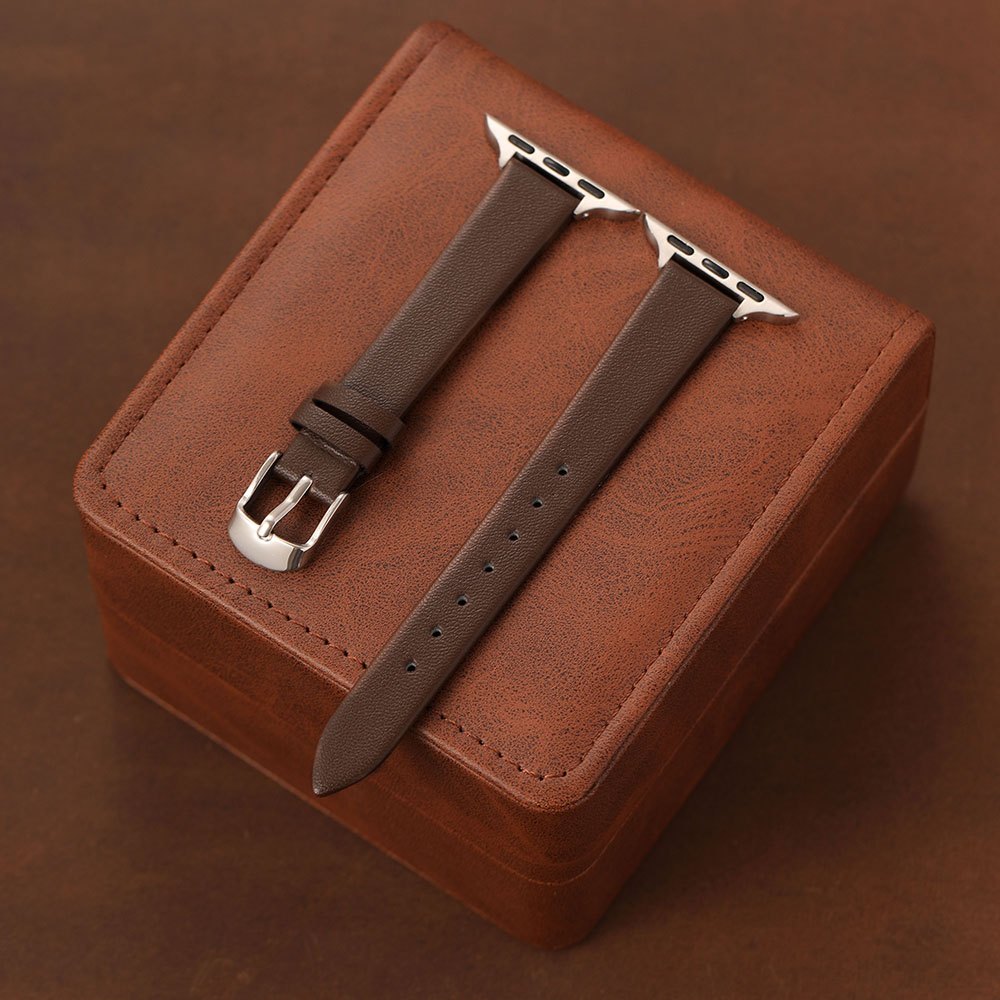 TEMU Women's Soft Comfortable Faux Leather Watch Strap For Iwatch 38-49mm For Watch 1-11 Ultra Se 3 2 1 Cute Casual Smartwatch Band