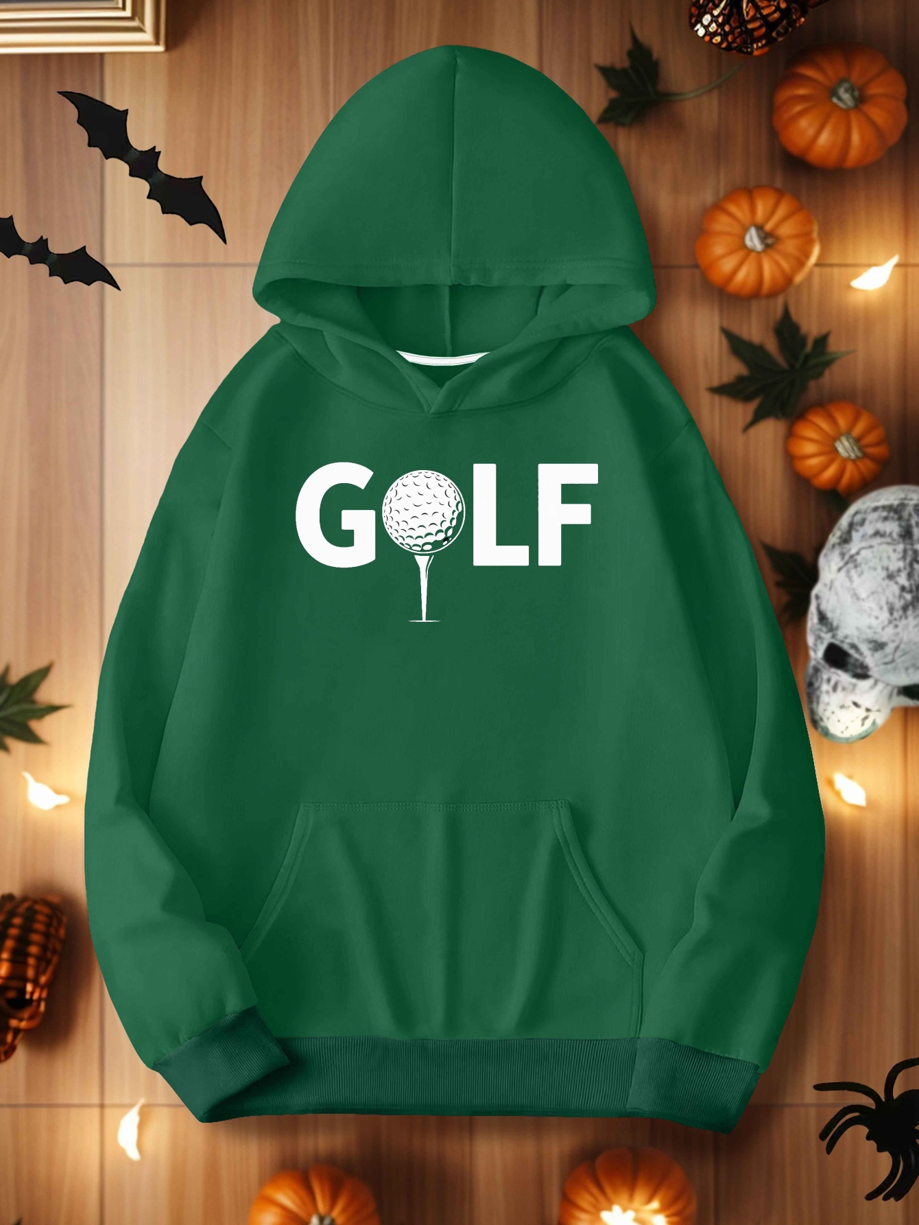 Women's Plus Size Golf Hooded Sweater Golf-Themed Pullover with GOLF  Lettering Golf Ball Design, Machine Washable Hoodie for Fall/Winter, Cas