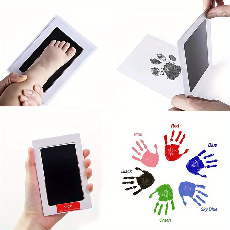 1-Pack Inkless Hand And Footprint Kit - Ink Pad For Baby