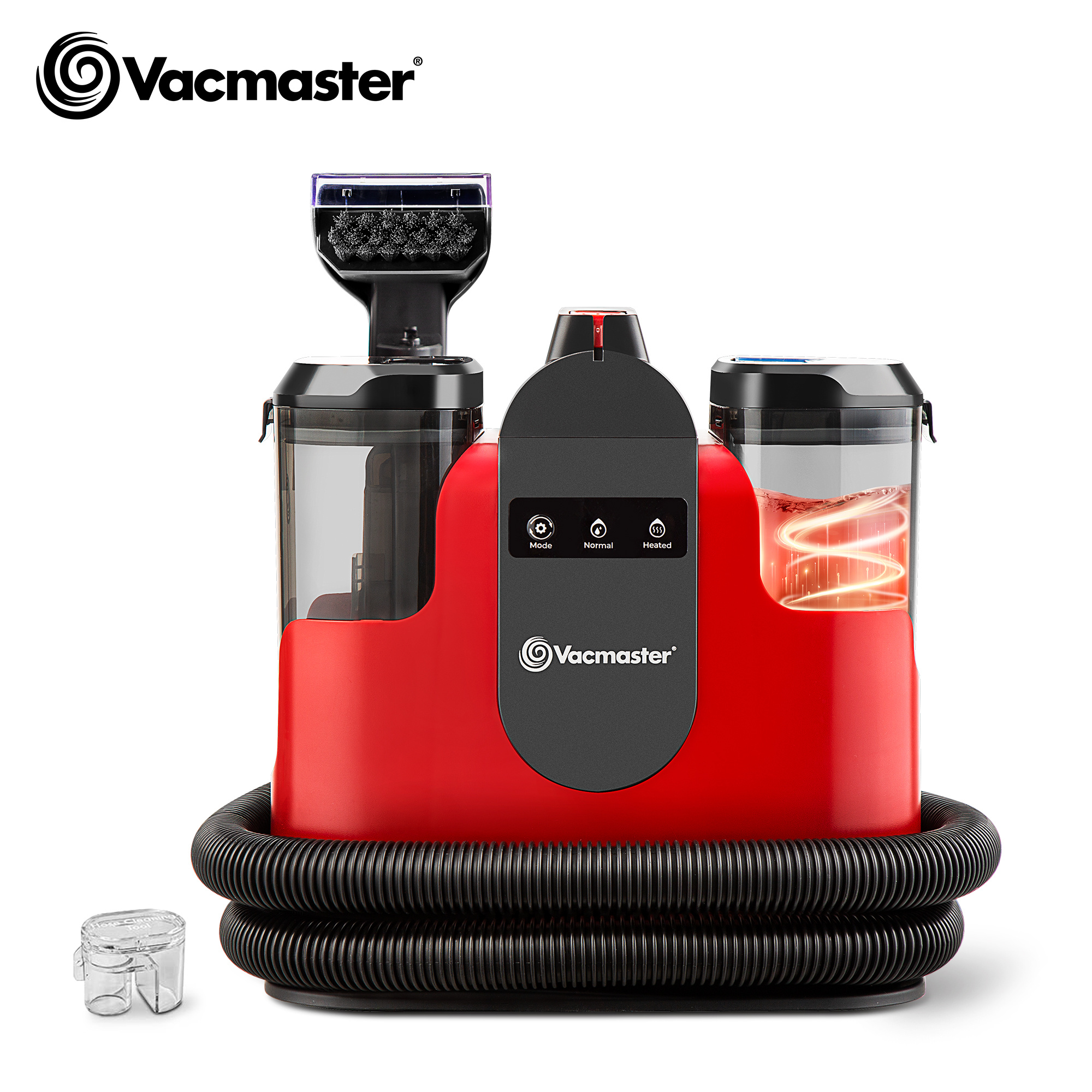 Image of Vacmaster Stmeuc01h 1150w Heated Carpet Cleaner With Self-cleaning Hose Powerful Stain Removal For Upholstery, 19kpa, Car , Stairs & Sofa Cleaning