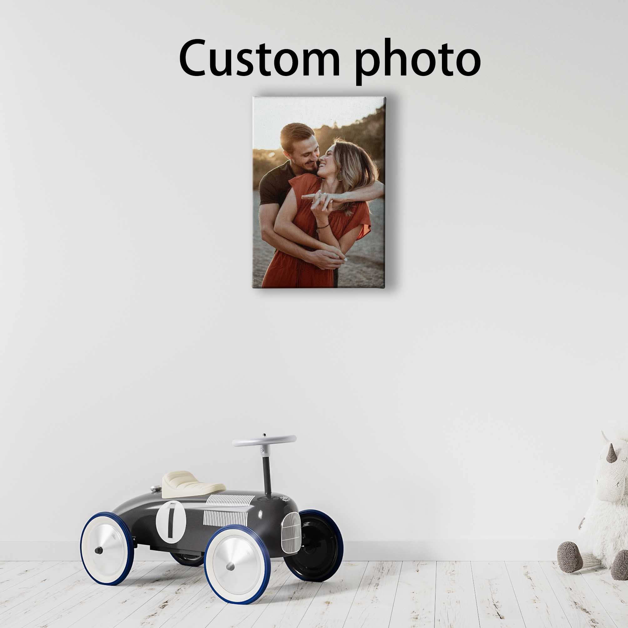 1  couple photo print framed canvas     to textile material ideal for home decor keepsake gift details 7