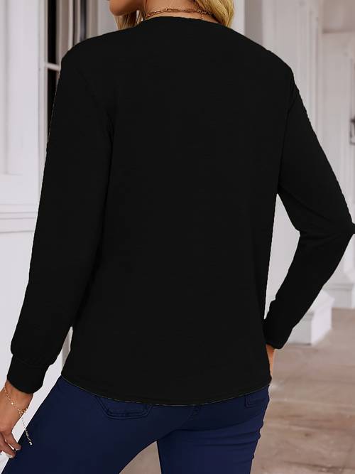 womens retro pattern printed round neck long sleeve t shirt non sequin inner and outer wear casual top base layer long sleeve for spring autumn winter suitable for holiday gifts and daily wear machine washable item