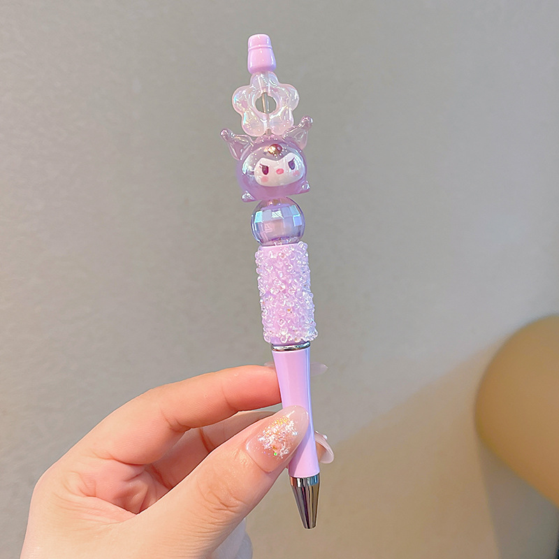 Crystal Rhinestone Rotating Gel Pen Cute Fantasy Laser Bead Cartoon