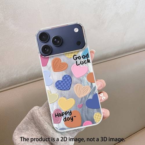 ํด๋ํฐ ์ผ์ด์ค - ์ ํ ์์ดํฐ 18 pro max์ฉ ๋ฐ์ง์ด๋ ๊นํธ tpu ์ผ์ด์ค, ์ถฉ๊ฒฉ ๋ฐฉ์ง, ๊ตฌ๋ถ๋ฌ์ง๋ ํ๋ผ์คํฑ ํํธ ๋ชจ์ ํจํด 2d ํ๋ฉด ํ์ธํ