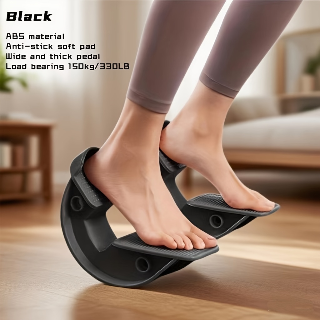TEMU 2pcs Set Stretch Wheel With Platform- Manual Foot Stretcher For Achilles Tendon, Calf And Plantar Fascia- Portable Non-slip Base, Ideal For
