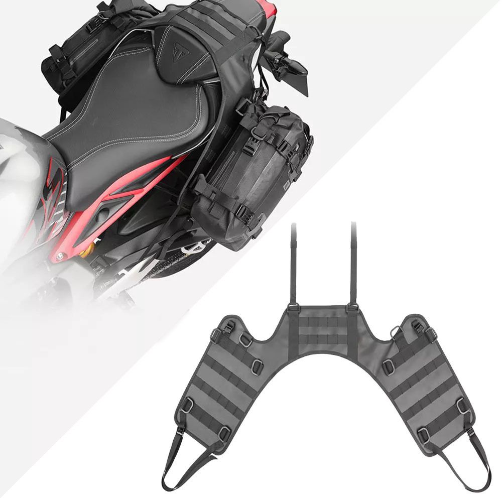 TEMU バイク用サドルバッグベース モーターバイクテールバッグ/ラックバッグ/リアシートバッグ/燃料タンクサイドバッグ ユニバーサルサドルバッグベース