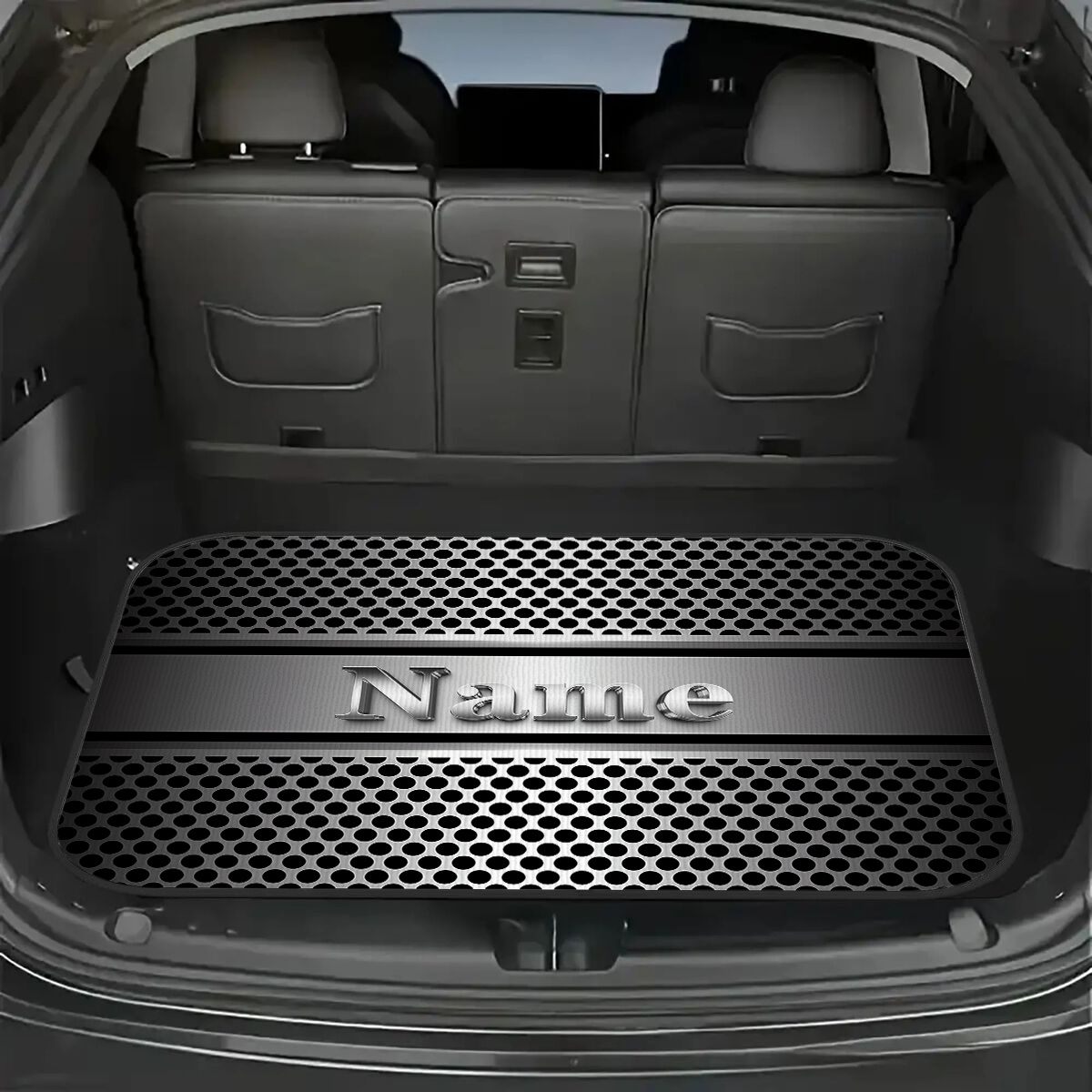 TEMU 1pc 1pcs Name/text Car Trunk Mat Suitable For Cars, Suvs & Trucks - Personalized Trunk Liner With Your Design/text, Easy-to-, Fit For Vehicle