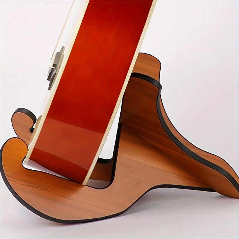 musical instrument stand additions foldable stand for guitar and violin display mini convenient model wooden ukulele violin and small guitar stand