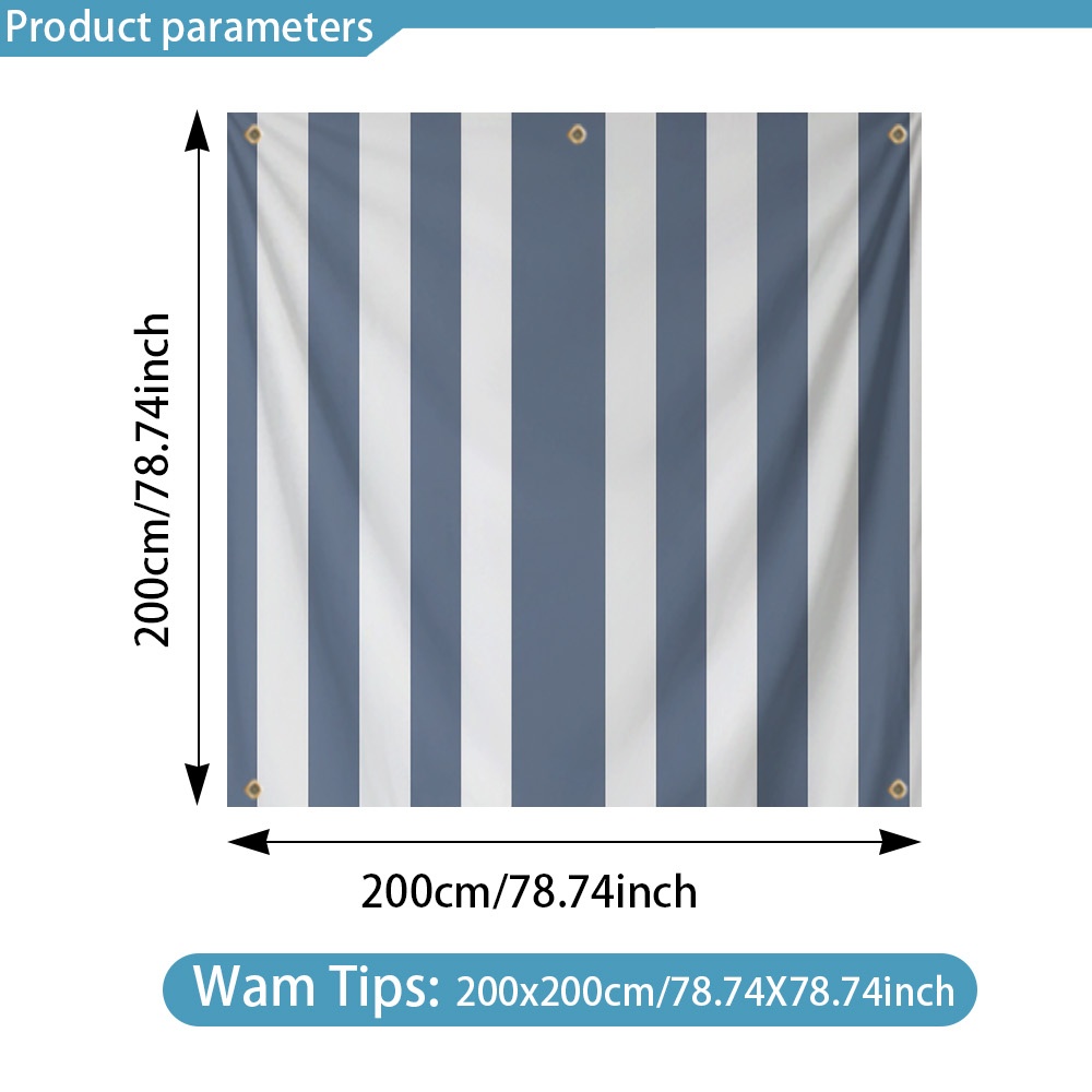 TEMU Outdoor Sunshade - 2d Flat Printing 1pc Festival Canopy With And , Windproof Sunshade, Durable, High-quality Polyester Fabric, Suitable For