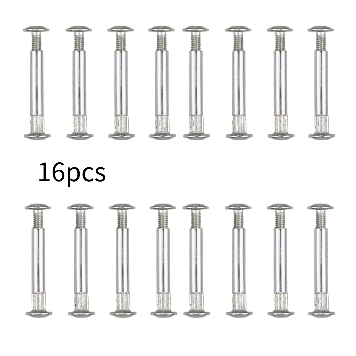 E-shop Set mit 16 Verbindungsschrauben, M4 Schrankschrauben, Möbelschrauben, Hülsenschrauben, Verbinder für Möbel, Platten und Schränke