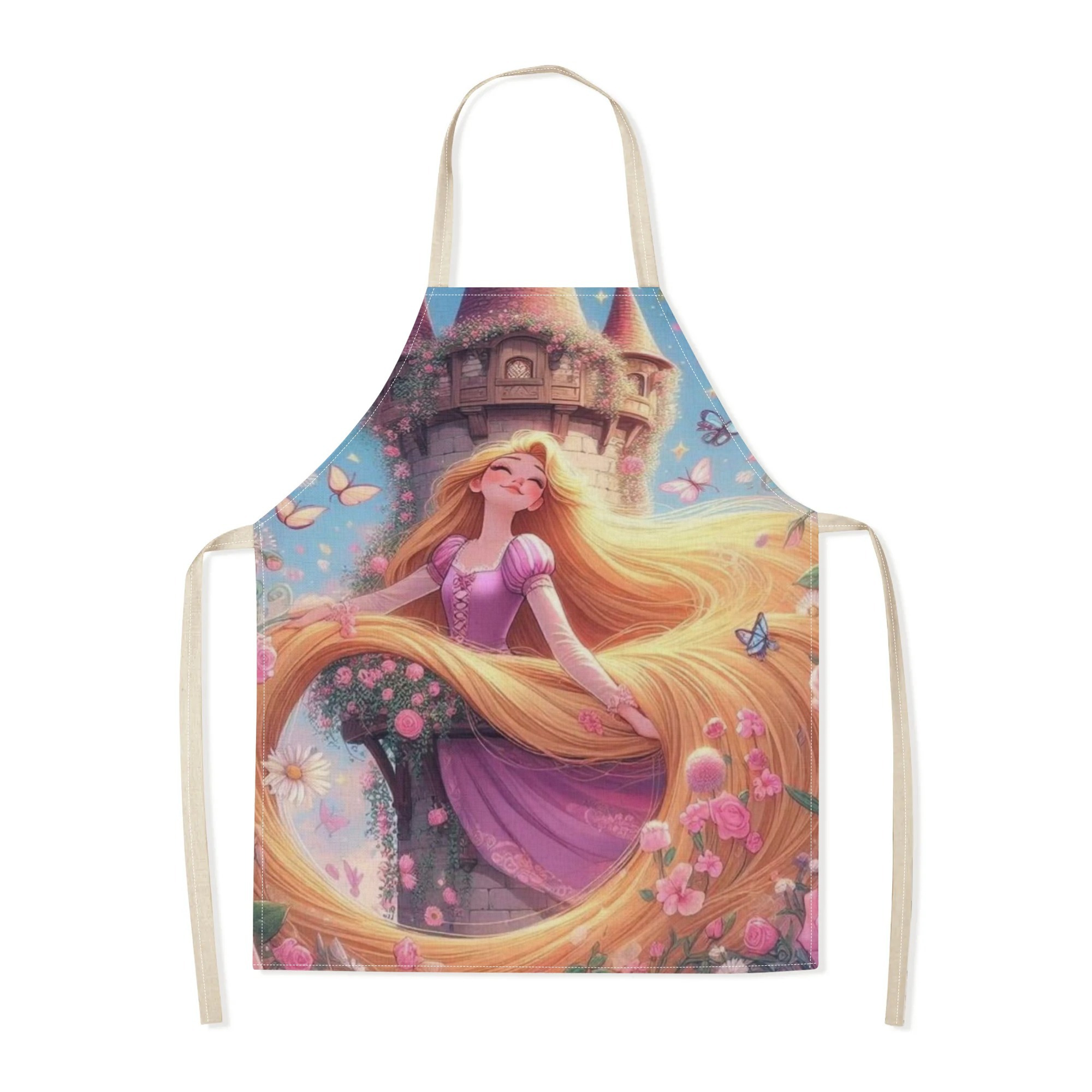 disney   waterproof apron - vibrant cartoon print,   polyester, ideal for home, hotels, restaurants, and more details 6