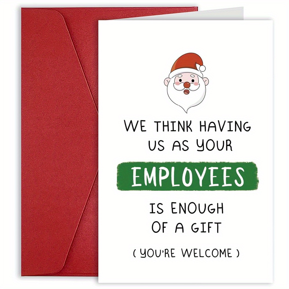 

1pc / Greeting For Boss Employees, , Appreciation For