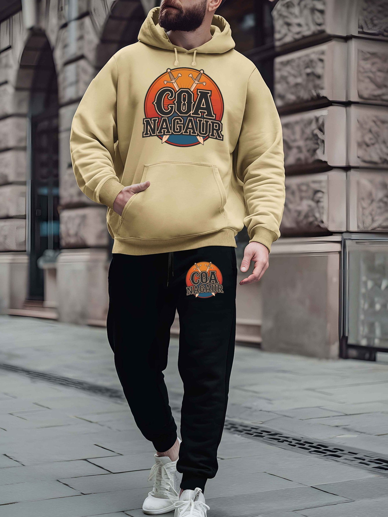 Capucha Conjunto Ropa Deportiva Hombre Conjunto Sudadera Capucha