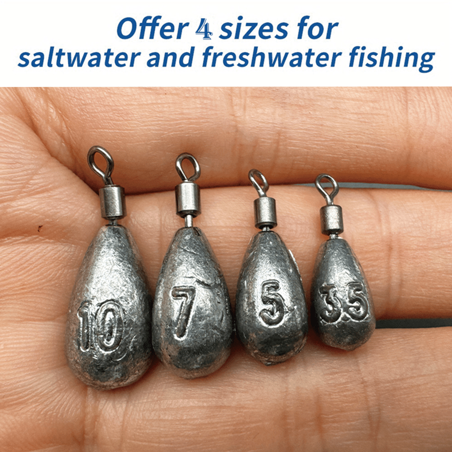 lead sinker set drop fishing weights carp fishing tackle Temu Kuwait