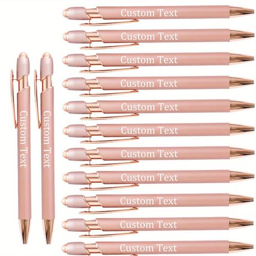 Obrázok položky /50/ /30/20/10 ks personalizované, veľkoobjemové vlastné perá, guľôčkové pero s okrúhlou hrotom, prispôsobiteľné atomické pero, kompatibilné s dotykovými obrazovkami, zasunovacie, čierna atrament – ideálne na oslavy, akcie, reklamné slogany, firemné propagácie, ocenenie učiteľov – elegantné a odolné písacie potreby, kancelárske potreby, školské pomôcky, nástroje na písanie a korektúru