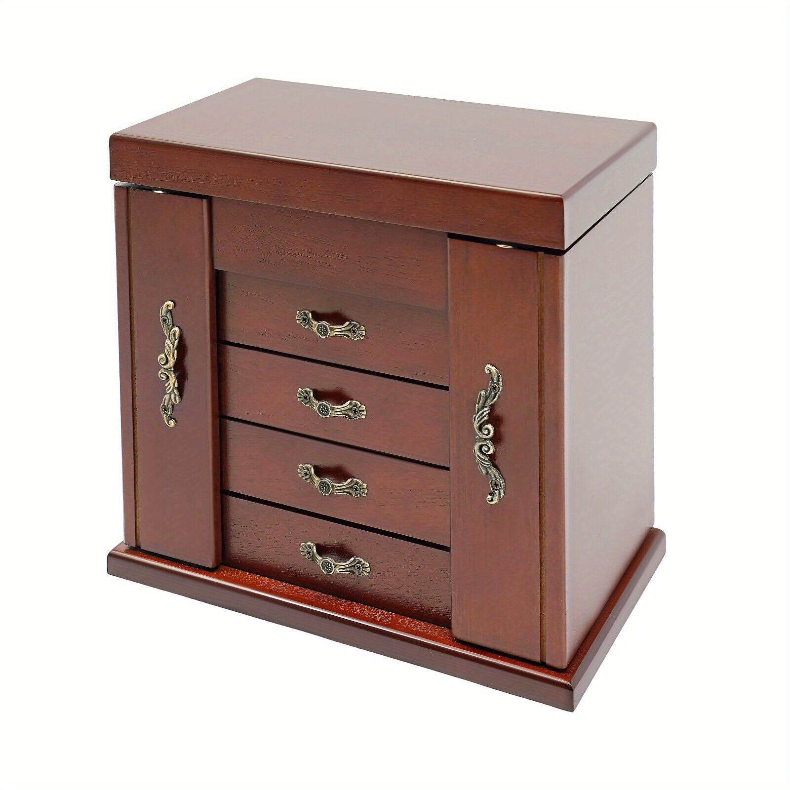 Image of Jewelry Storage Vintage Jewelry Box Wooden Jewelry Box Wood Jewelry Box, Jewelry Boxes