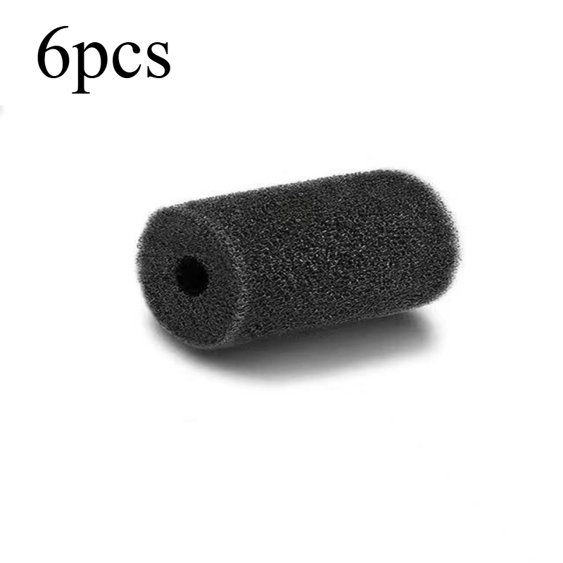 TEMU 6pcs, Fish Tank Filter Inlet Protection Cover Sleeve Crystal Shrimp Net Sleeve Shrimp Breeding Bucket Inlet Sleeve