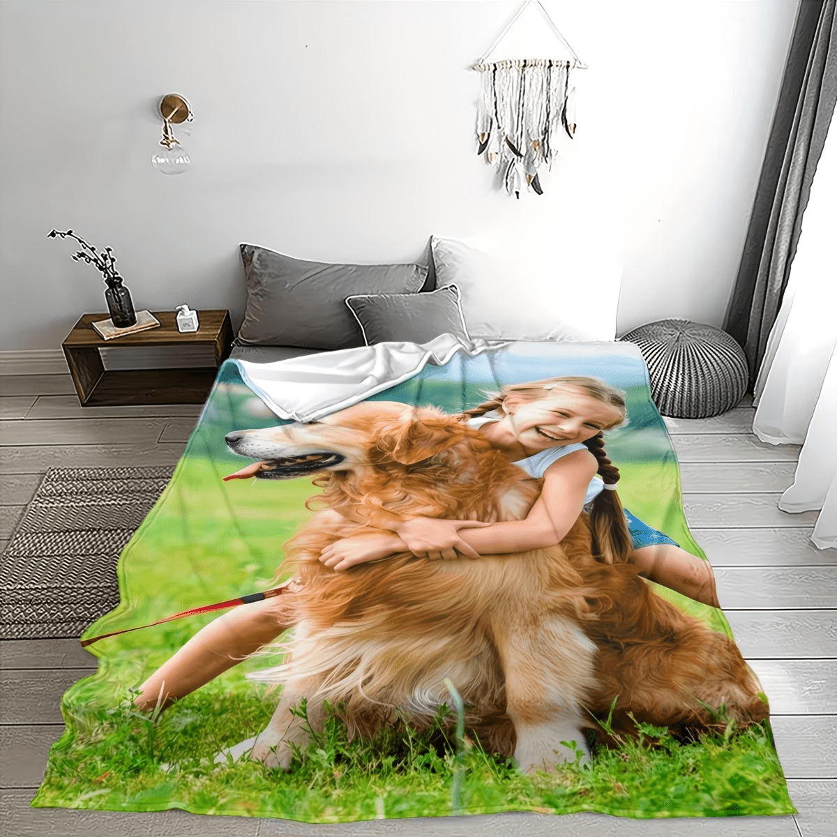 Personalized Photo Custom Blanket, Gift for Family and Friends