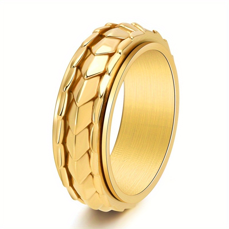   arrival: retro-inspired minimalist men s   ring in titanium stainless steel sweet-edgy style with rotating band   casual attire, halloween, or festive celebrations season-less accessory   gift, casual attire ring,   jewelry, gothic  , edgy fashion, sleek  , durable jewelry, statement ring, unisex jewelry, alternative fashion, men s jewelry, jewelry collectors, trendy men Product details 3