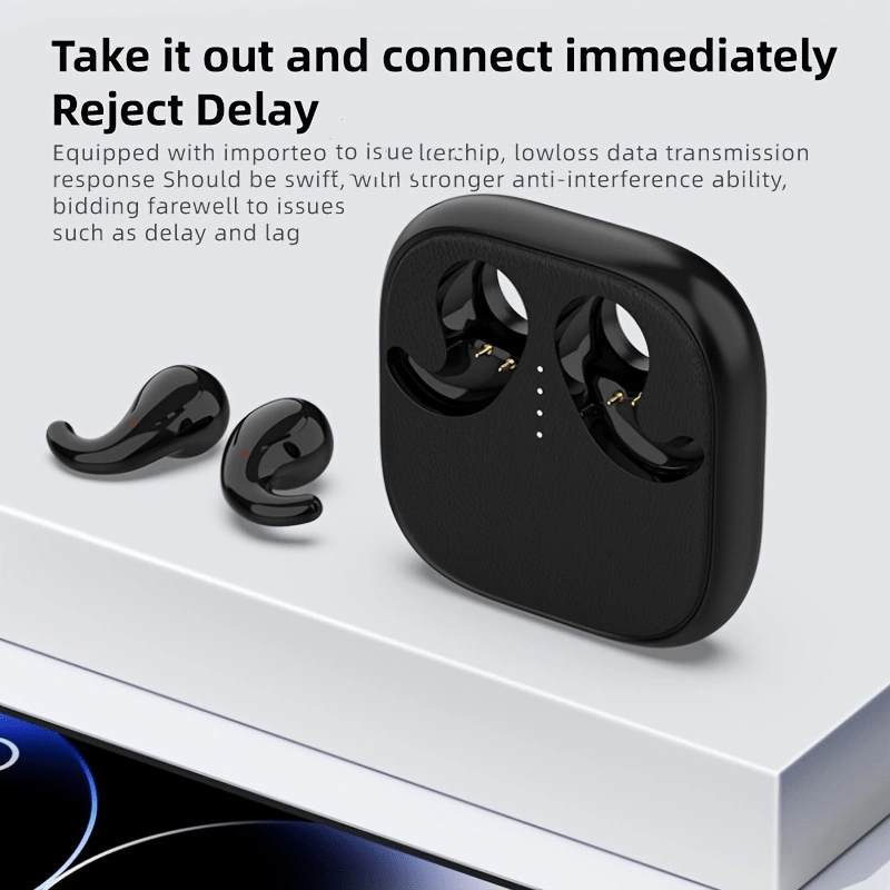 Auriculares inalámbricos T70 de alta calidad con sonido de alta fidelidad, salida potente, función de carga de emergencia, controles táctiles de voz HD, conexión automática para llamadas en ambos oídos y pantalla de nivel de batería