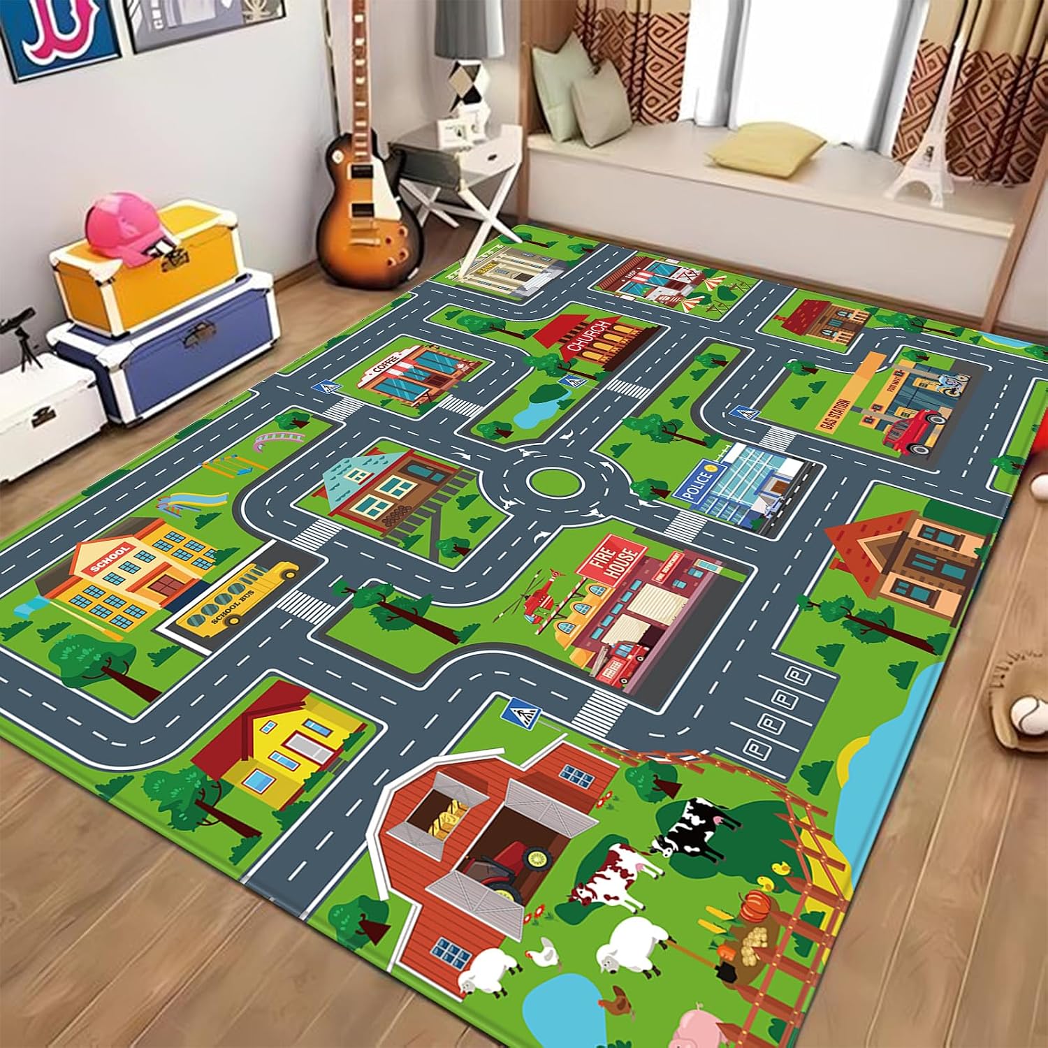 car play mat rug sold on Temu United States