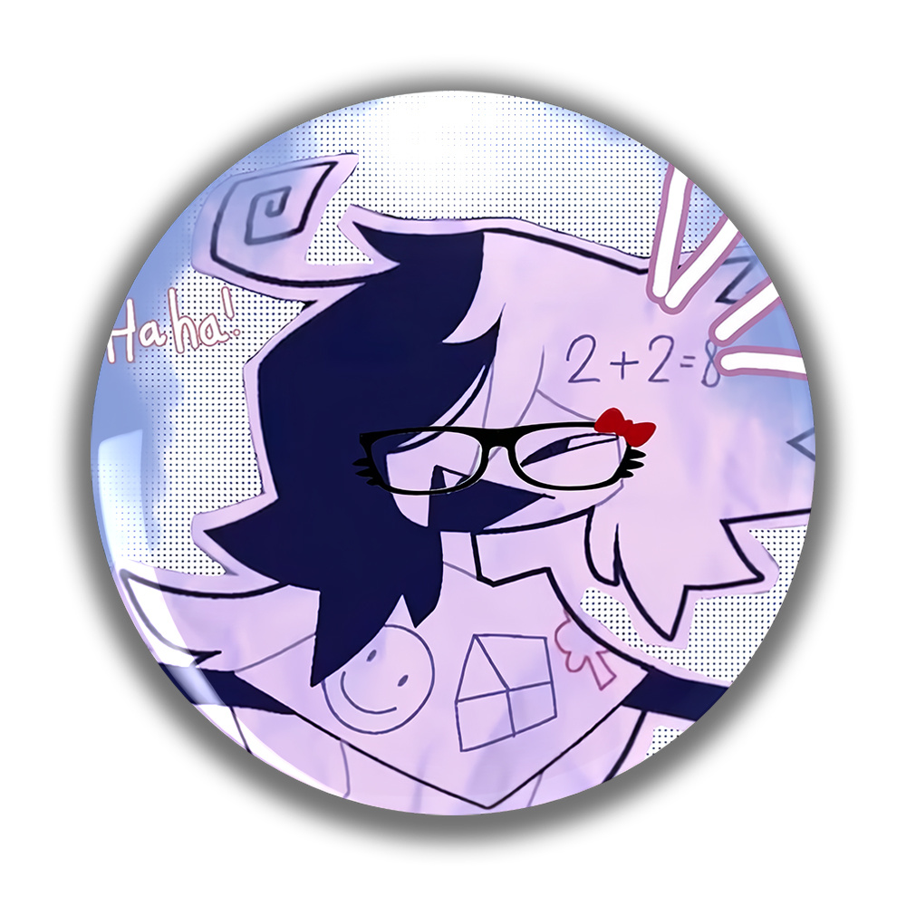 TEMU Trendy Style, Latest Design - Men's Fashionable Brooch/pin - Anime Cartoon Round Badge - Unisex - Suitable As A Fun Gift For Family, , - Perfect