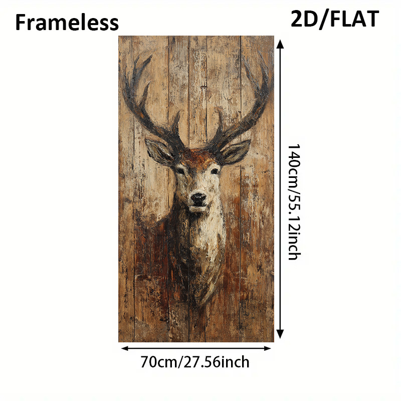 TEMU 2d/flat 1pc 27.55inch*55.11in/70cm*140cm Frameless Modern, 
