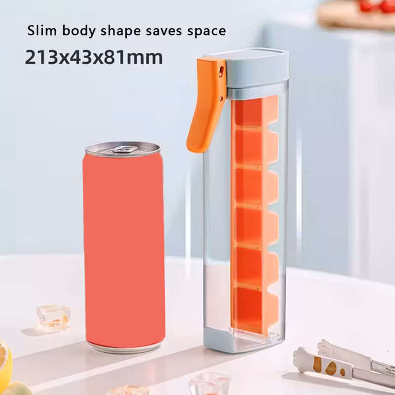 冰块托盘 6 格一触式压制冰机快速释放模具适用于威士忌鸡尾酒咖啡果汁派对 商品详情 0