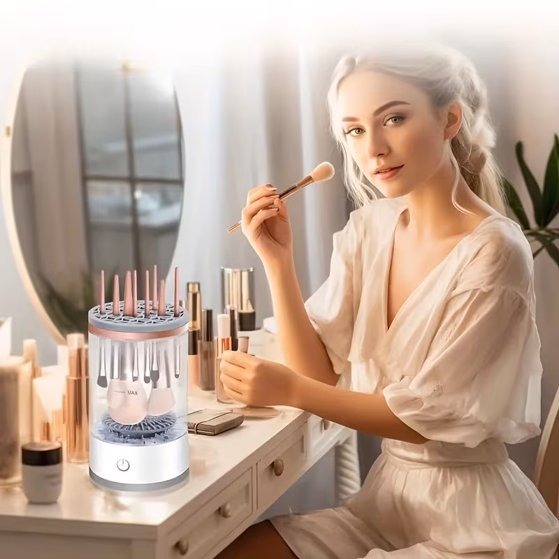 1升级版化妆刷清洗工具- - 电动甩干机,适合居家、旅行、宿舍使用,送家人、女性朋友的理想之选。旅行必备品。 商品详情 0