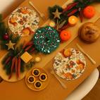 Tovaglietta Autunnale con Stampa e Ghianda - Decorazione per del Ringraziamento, Resistente in Poliestere da Cucina o Salotto nei Colori Marrone dell . Lavaggio a