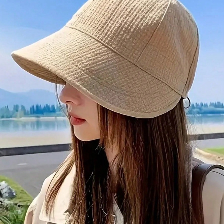 hats capssummer folding hat women wide brim cap ladies beach visor hat holiday hat