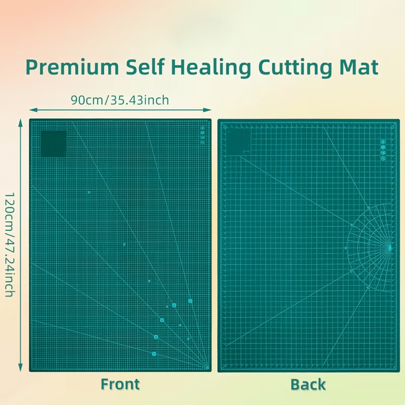 Double Sided Cutting Mat 90x120cm Self- Sewing Cutting Mat For Cutting Quilting Modeling Projects