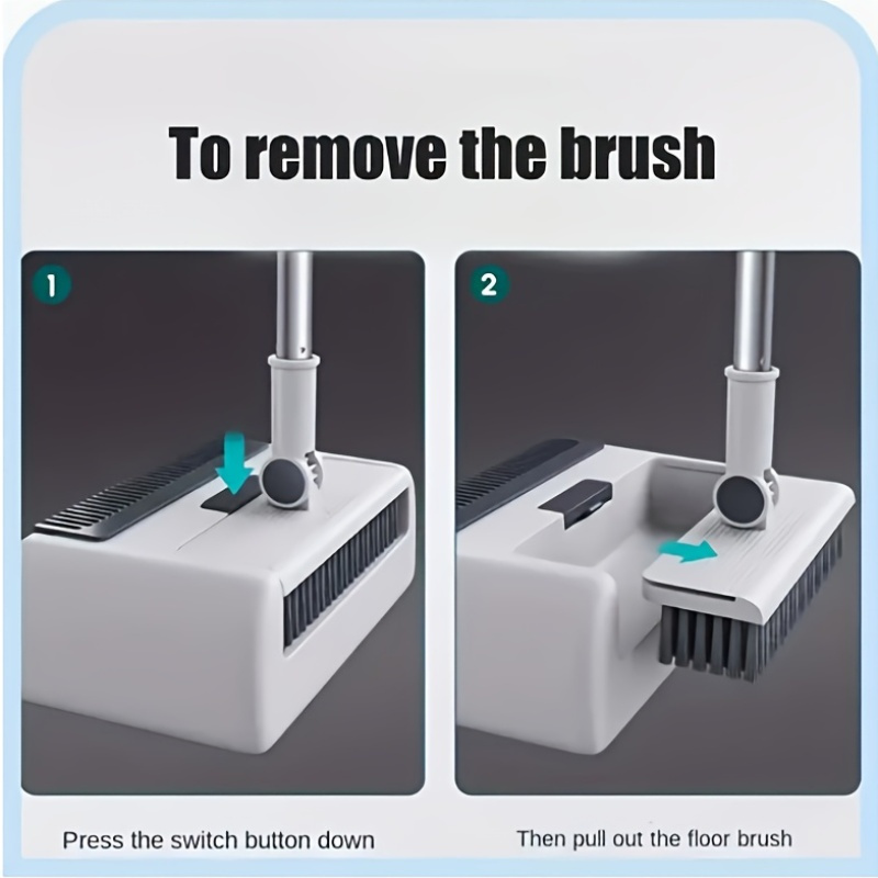 3 in 1 90 off layer broom and broom set   bristle broom multi surface cleaning kit suitable for living room bedroom bathroom carpet hard floors durable plastic home and   use Product details 9