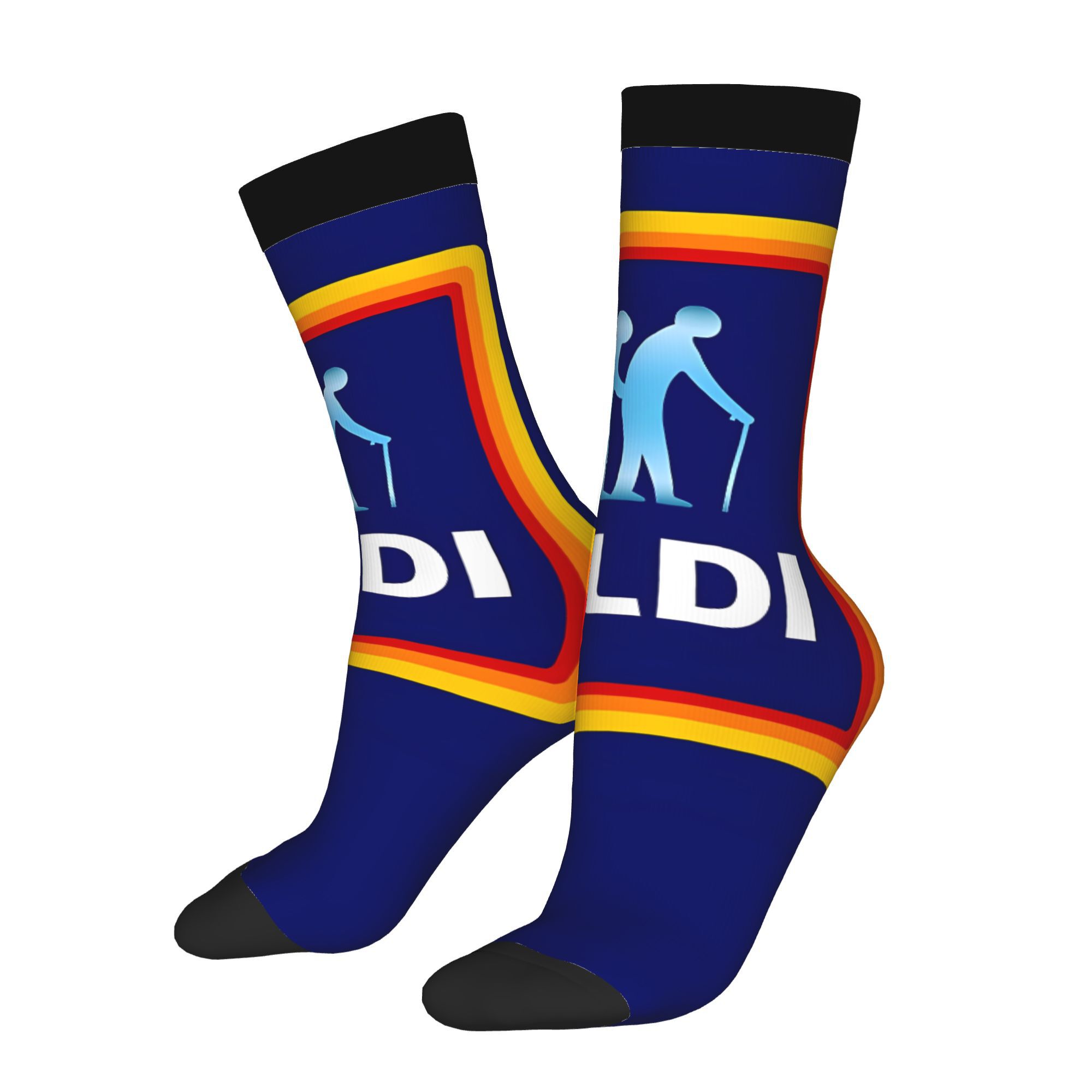 E-shop 1 Paar Geburtstag Unisex Scherzsocken Crew-Socken für Outdoor-Sport & , perfektes ideales Geschenk