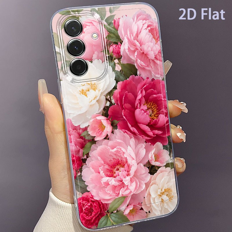 TEMU Phone Case: 2d Flat Exquisite Pattern Phone Case, Suitable For Galaxy A03s A05s A06 A07 A13 A14 A15 A16 A17 A22 A23 A24 A25 A26 A32 A34 A35 A36