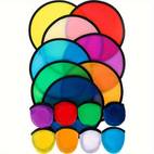 24pcs foldable flying disc or fan disc set folding flying beach party gift summer outdoor activities flying fan birthday party halloween christmas