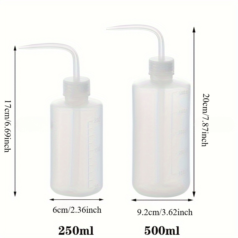 Image of 1 Set Of Watering Bottles, Squeeze-type Watering Can Succulent Watering Bottles For Plants And Flowers, Squeeze Bottles, Plastic Curved Mouth Bottles, Watering Can With Pointed Mouth For Potted Plants