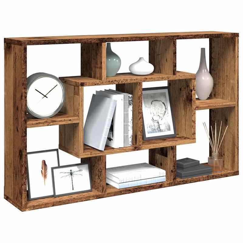 TEMU Old Wooden Wall Shelf Measuring 85x16x52.5 Cm, Made Of Wood