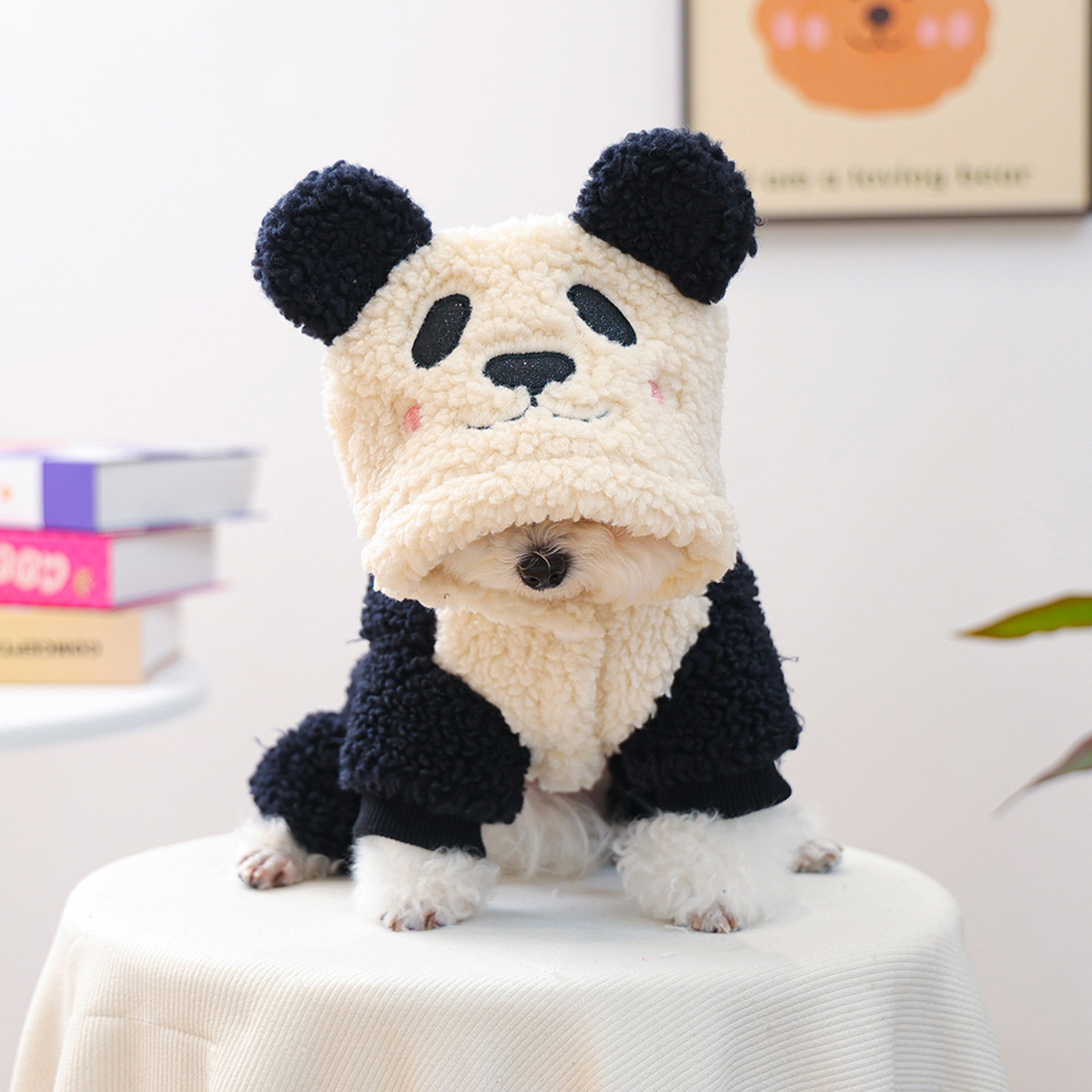 Adorable Panda Dog Costume for Small & Medium Dogs