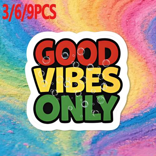 2d flat 3 6 9pcs stickers outdoor grade vinyl stickers for trucks cars windows laptops and water bottles