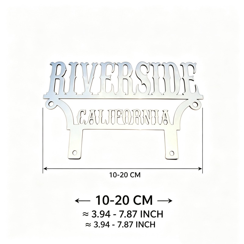 TEMU Style Customizable Stainless Emblem, Personalized Modified Body Decorative Sticker, Self- Text Rear Spoiler Fender Metal Nameplate, Compatible