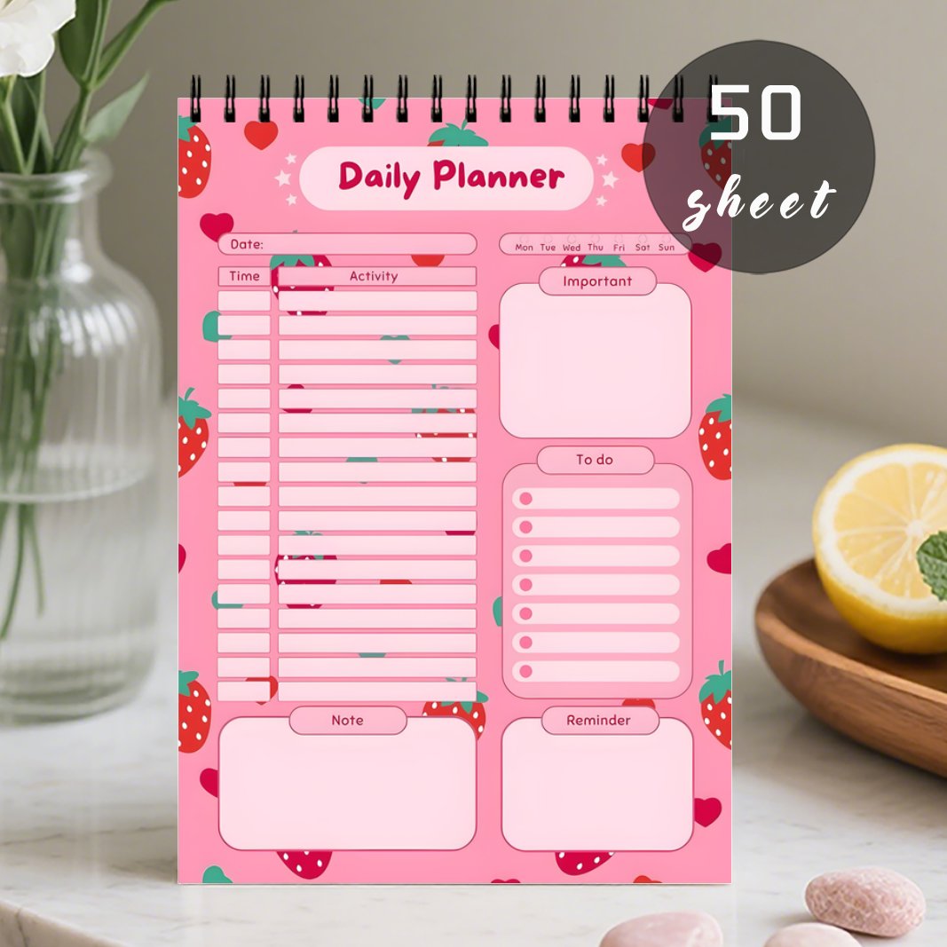 cute planner sold on Temu United States