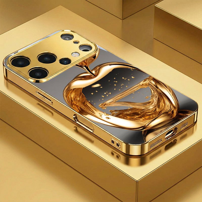 TEMU Phone Case - New High-end Fashion Gold-plated Shiny Electroplated Case, For Iphone 17/17 Air/17pro/17promax/for Iphone